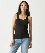 Mia Boyfriend Tank | Black