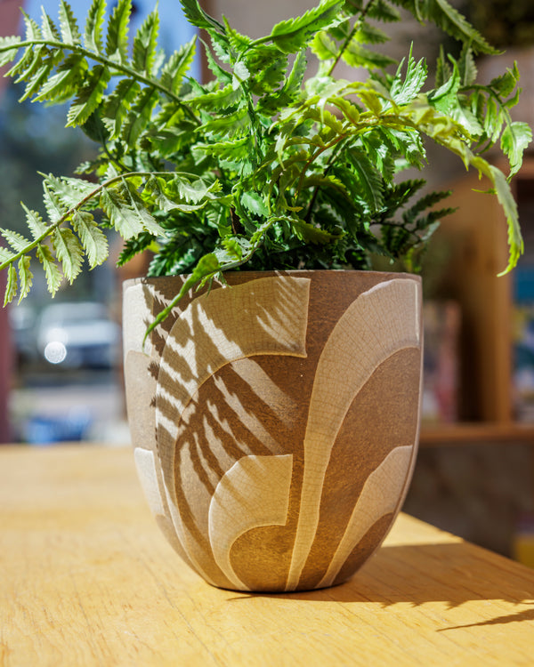 Hand-Painted Terracotta Planter