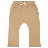 Organic Pinstripe Jogger | Rust