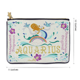 Aquarius Astrology Zip Pouch