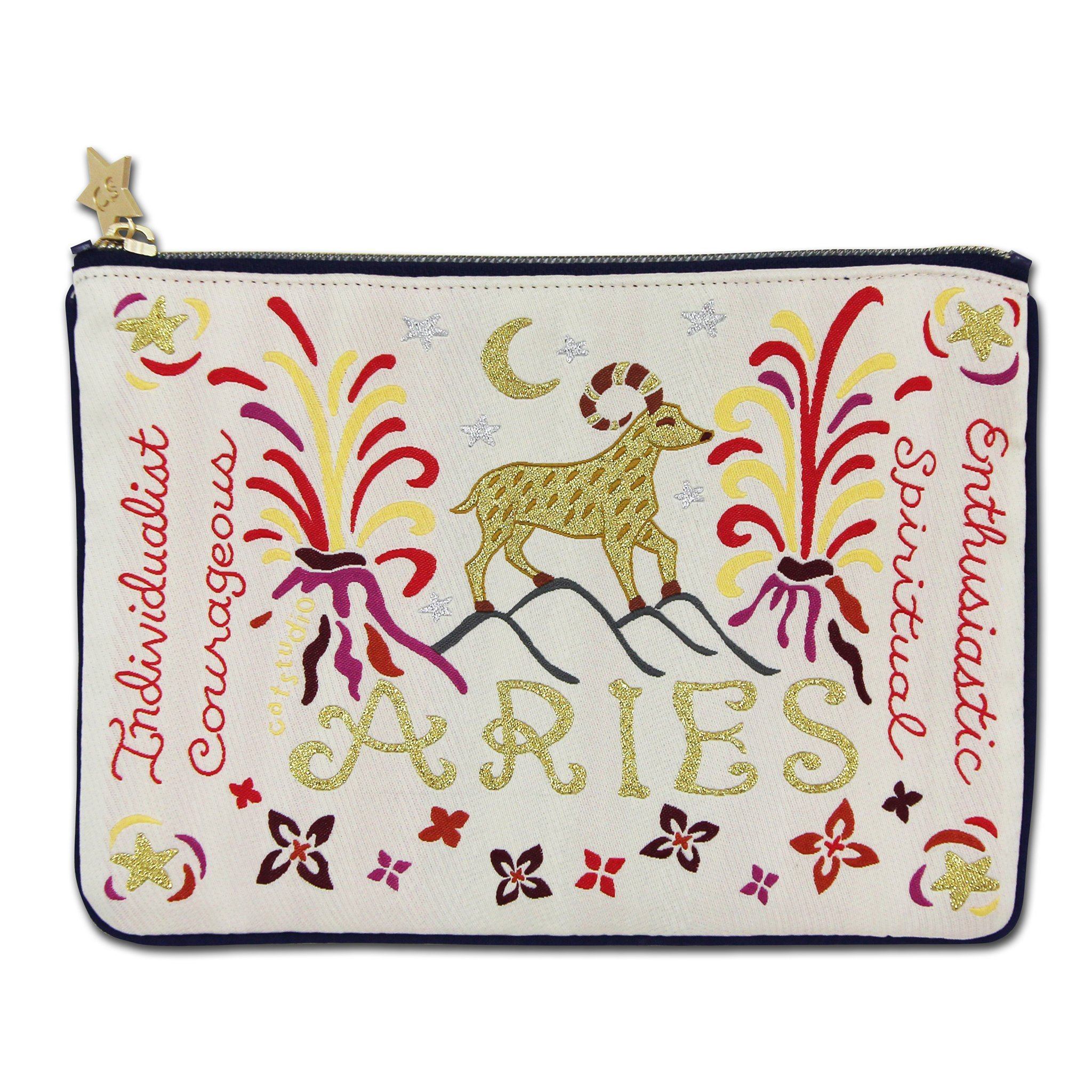 Aries Astrology Zip Pouch