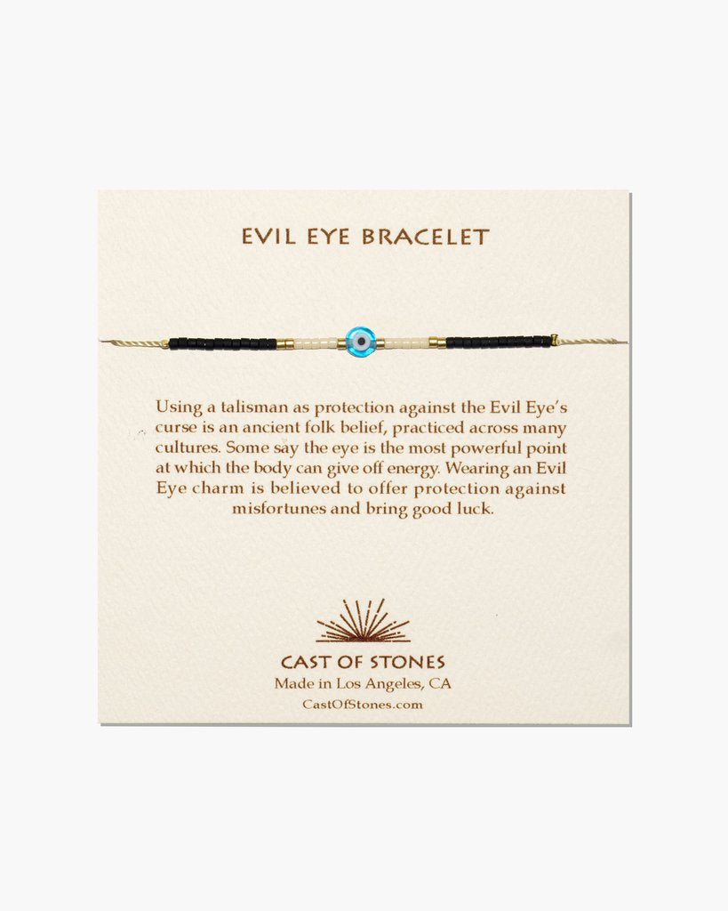 Cast of Stones Evil Eye Bracelet Turquoise with White - Bracelet - Jewelry - Evil Eye - Women's Clothing Store - Women's Accessories - Ladies Boutique - O KOO RAN - Big Bear Lake California