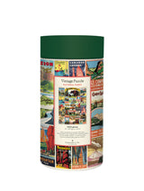 Cavallini National Parks Puzzle - Vintage Puzzle - Puzzle - Game - Gift - Women's Clothing Store - Women's Accessories - Ladies Boutique - O KOO RAN - Big Bear Lake California