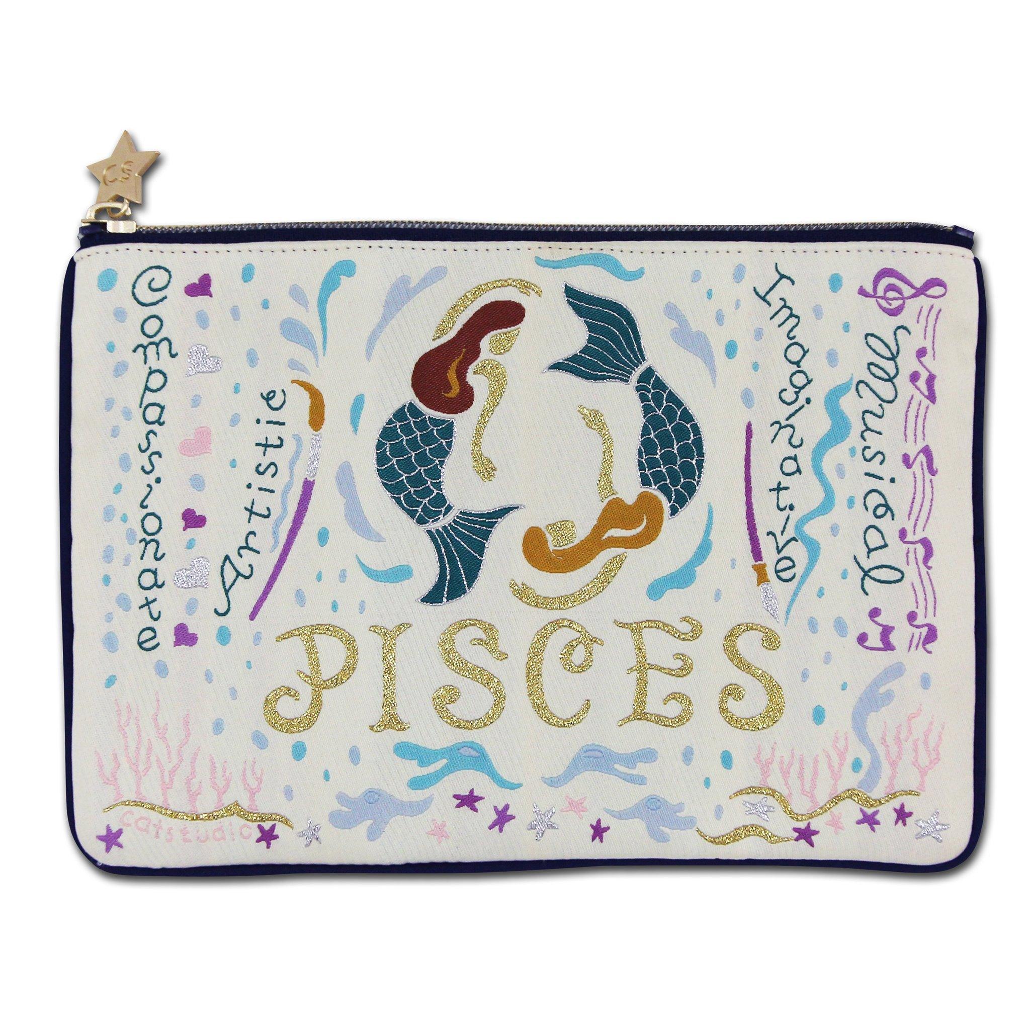 Pisces Astrology Zip Pouch