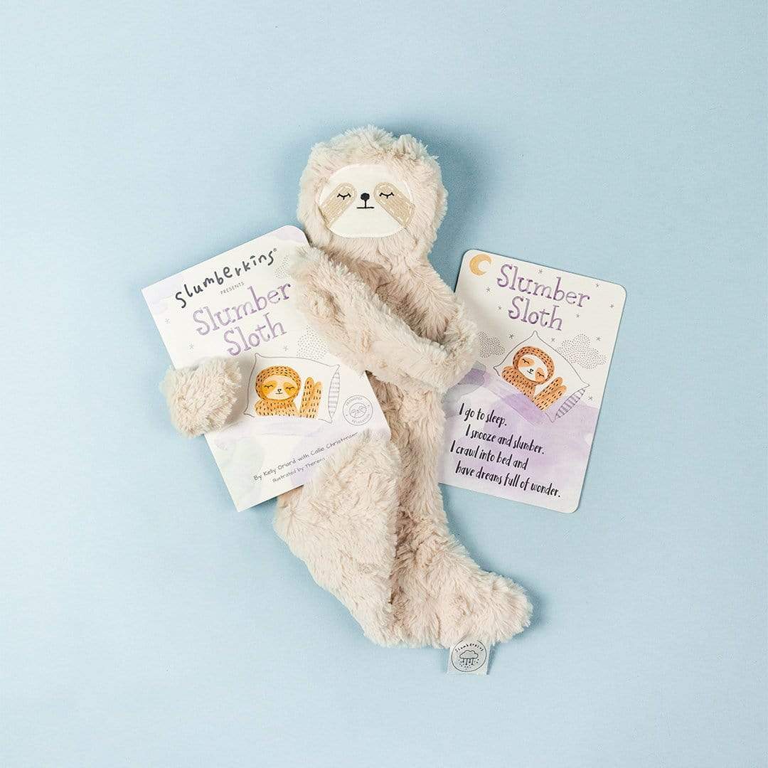 Slumberkins Hazel Sloth Snuggler Bundle - Baby Stuffed Animal - Security Blanket - Children's Boutique - Baby Clothing Store - Camp Crib - Big Bear Lake California
